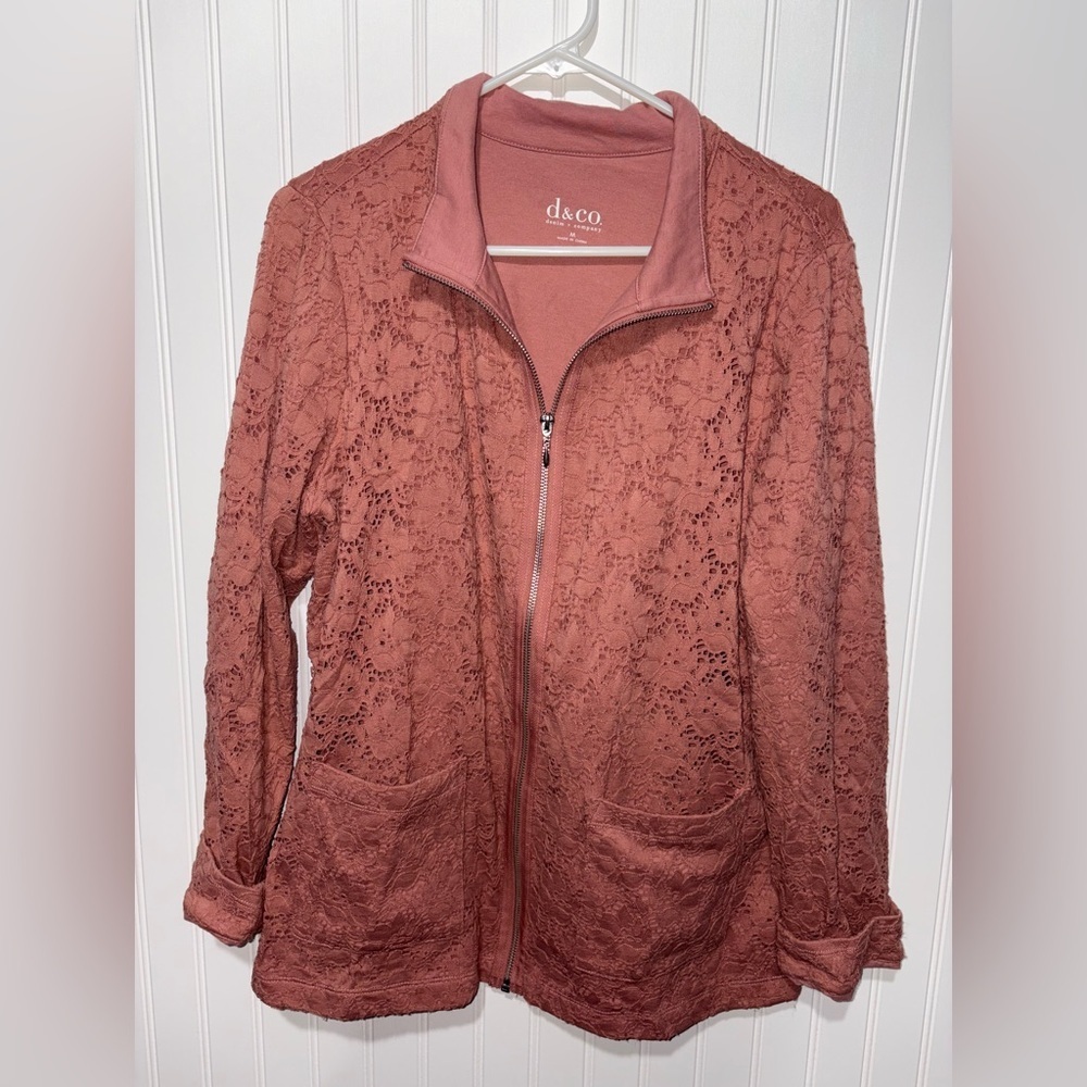 D&Co. Lace Style Jacket| Size Medium